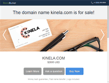 Tablet Screenshot of kinela.com